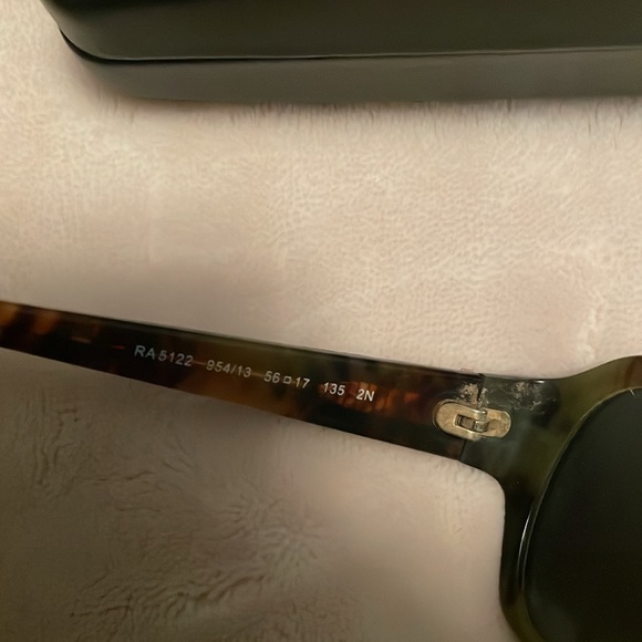 Ralph Ralph Lauren RA 5122 954/13 brown tortoise sunglasses with black hard case - Picture 7 of 13